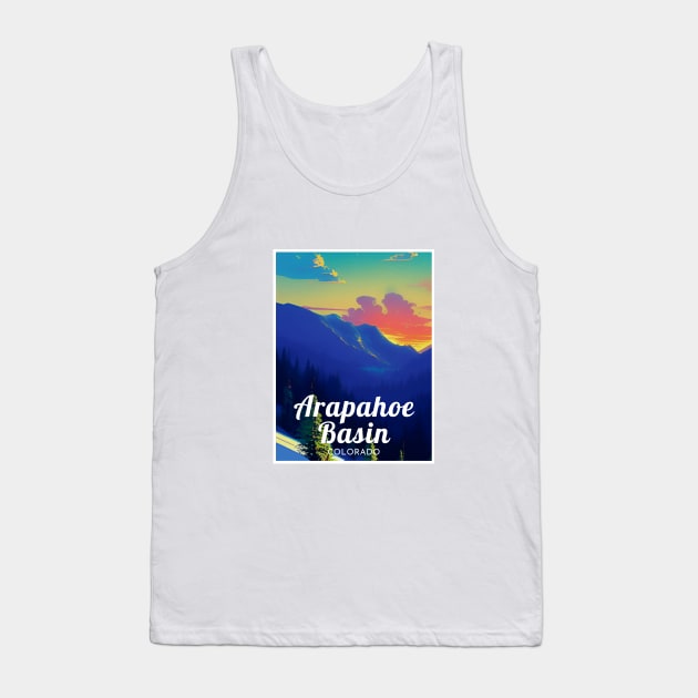 Arapahoe Basin Colorado United States ski Tank Top by UbunTo